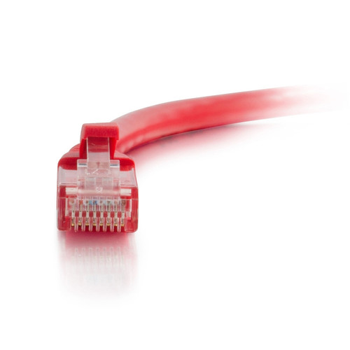 C2G 8ft Cat6a Snagless Unshielded (UTP) Ethernet Patch Cable - Red - 8 ft (2.44 m) Category 6a Network Cable for Network Adapter, Hub, (50805)