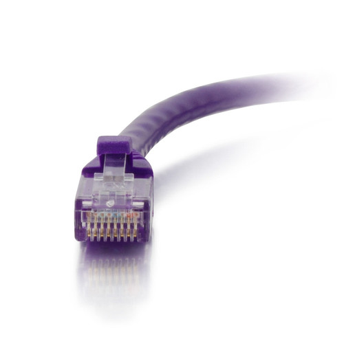 C2G 35ft Cat6a Snagless Unshielded UTP Network Patch Ethernet Cable-Purple - 35 ft (10.67 m) Category 6a Network Cable for Network - 1 (50833)