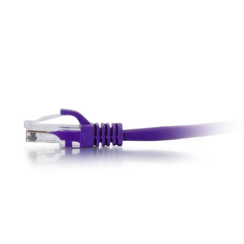 C2G 35ft Cat6a Snagless Unshielded UTP Network Patch Ethernet Cable-Purple - 35 ft (10.67 m) Category 6a Network Cable for Network - 1 (50833)