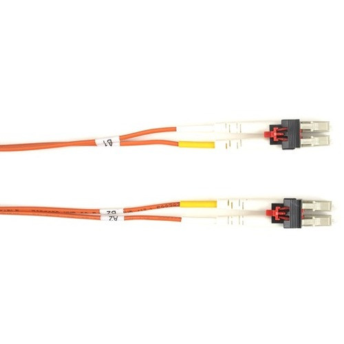 Black Box LockPORT Fiber Optic Duplex Patch Network Cable - 32.8 ft Fiber Optic Network Cable for Security Camera, Network Device - 2 (Fleet Network)