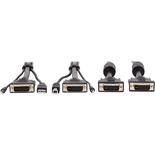 Tripp Lite series P784-010-DV KVM Cable - 10 ft (3.05 m) KVM Cable for KVM Switch, Computer, Monitor - First End: 1 x 24-pin DVI-I - 1 (P784-010-DV)