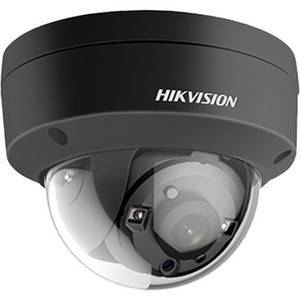 Hikvision Turbo HD DS-2CE56H0T-VPITFB 5 Megapixel Outdoor Surveillance Camera - Color - Dome - Black - 65.62 ft (20 m) Infrared Night (Fleet Network)
