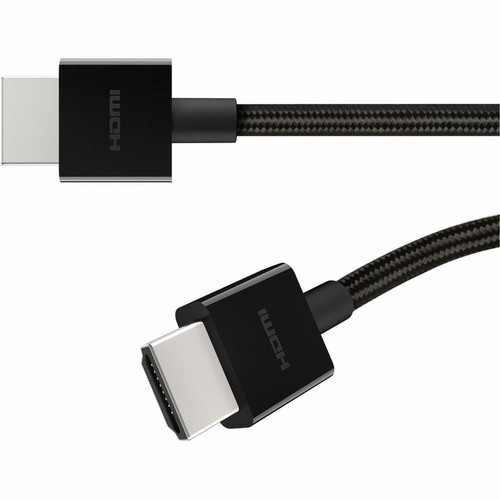 Belkin 8K Ultra High Speed HDMI 2.1 Braided Cable - 6.6 ft (2.01 m) HDMI A/V Cable for Audio/Video Device, PlayStation 5, Xbox Series (AV10176bt2M-BLK)