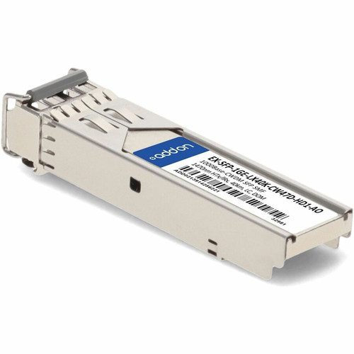 AddOn EX-SFP-1GE-LX40K-CW47D-HD1-AO Compatible TAA 1000Base-CWDM SFP Transceiver - SMF - 1470nm HTx/LRx - 40km - LC - DOM