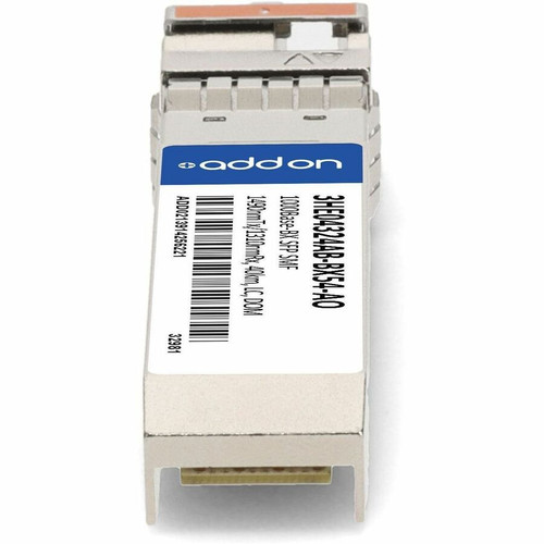 AddOn 3HE04324AB-BX54-AO Alcatel-Lucent Nokia Compatible 1000Base-BX SFP Transceiver - SMF - 1490nmTx/1310nmRx - 40km - LC - DOM - TAA