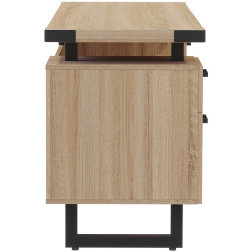 Mayline 72"x20" Mirella Free Standing Credenza - 5-Drawer - 5 x Box, File Drawer(s) - Double Pedestal - Material: Laminate, - Finish: (Fleet Network)