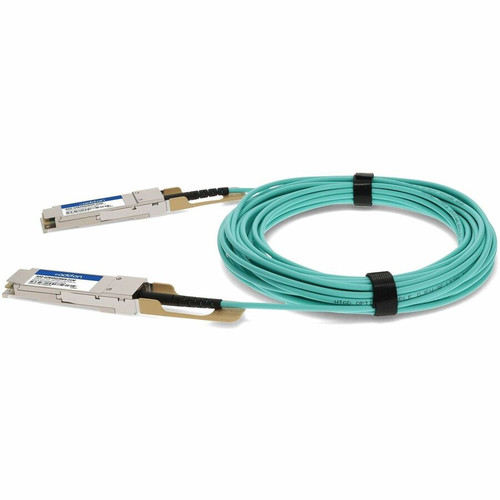 AddOn ADD-Q28ARQ28MX-O1M QSFP28 to QSFP28 Active Optical Cable - 100GbE AOC - 1 Meter - Multi-mode - TAA Compliant