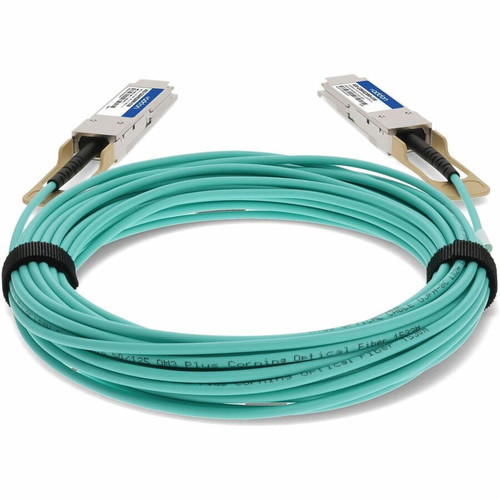 AddOn ADD-Q28ARQ28MX-O1M QSFP28 to QSFP28 Active Optical Cable - 100GbE AOC - 1 Meter - Multi-mode - TAA Compliant