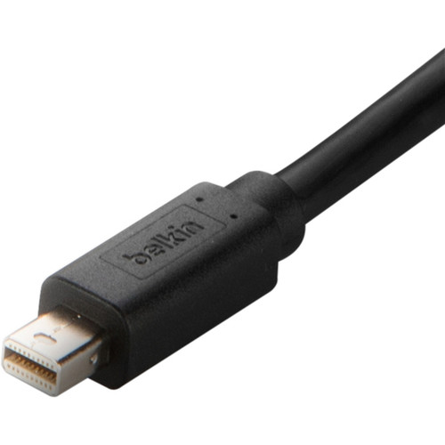 Belkin DP 1.2a to MiniDP Video KVM Cable - 10 ft (3.05 m) DisplayPort/Mini DisplayPort A/V Cable for Monitor, KVM Switch, Audio/Video (F1DN1VCBL-MP10T)