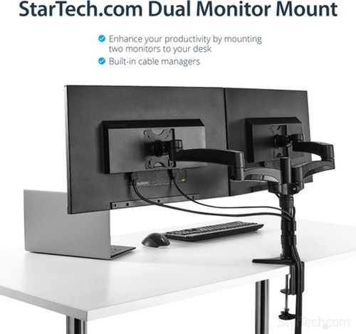 StarTechcom_Desk_Mount_Dual_Monitor_Arm_-_Dual_Articulating_Monitor_Arm_-_Height_Adjustable_Monitor_Mount_-_For_VESA_Monitors_up_to_-_ARMDUAL