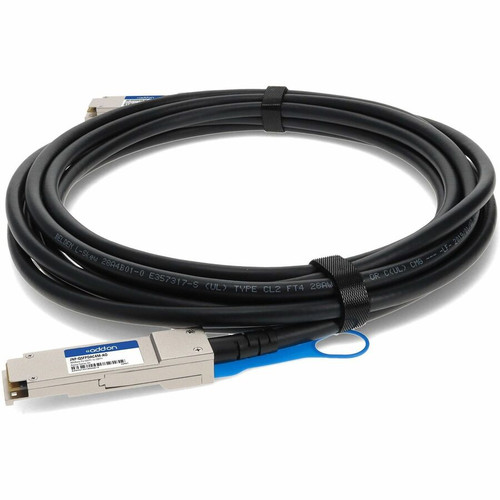 AddOn JNP-QSFP-DAC-4M-AO Compatible TAA Compliant 40GBase-CU QSFP+ to QSFP+ Direct Attach Cable - Passive Twinax - 4m