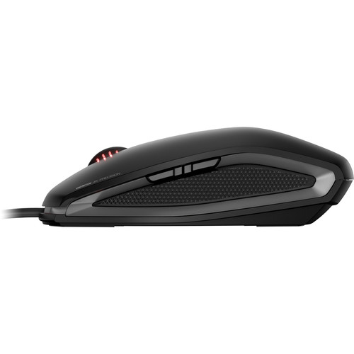 CHERRY GENTIX 4K Corded Mouse - Optical - Cable - Black - USB - 3600 dpi - Scroll Wheel - 6 Button(s) - Small/Large Hand/Palm Size - (JM-0340-2)