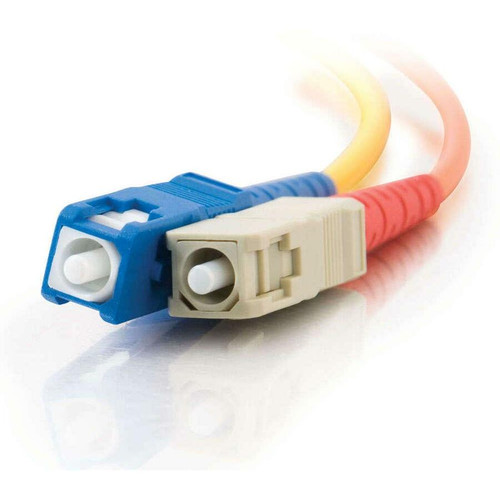 C2G Mode Conditioning Fiber Optic Duplex Cable - 6.6 ft Fiber Optic Network Cable - First End: 2 x SC Network - Male - Second End: 2 x (25082)