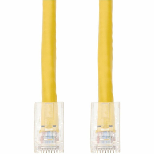 AddOn 4ft Yellow CAT 5E PVC Ethernet Cable Non-Booted RJ-45 M/M - 4 ft (1.22 m) Category 5e Network Cable for Network Device, Patch - (Fleet Network)
