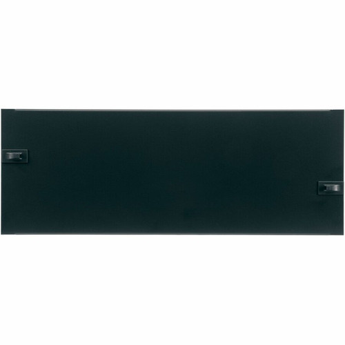 Middle Atlantic Forward Series 4RU Tool-less Blank Rack Panel - Steel and Flanged Blank Panel - Steel - Black Powder Coat - 4U Rack (Fleet Network)