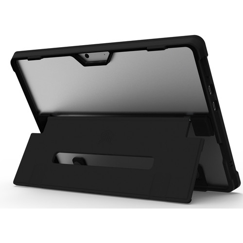 STM Goods Dux Shell Protective Tablet Case For Microsoft Surface Pro X In Black And Transparent STM-222-261L-01