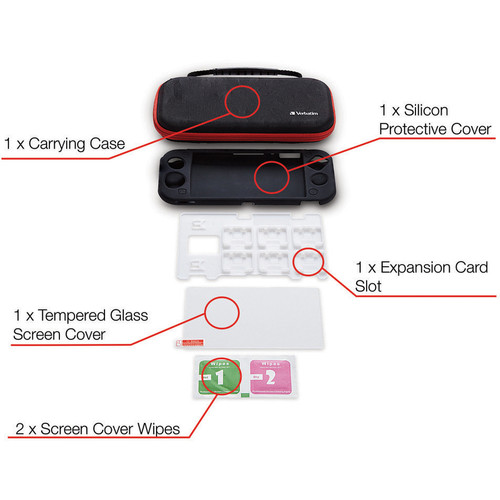 Verbatim Starter Kit for use with Nintendo Switch&trade; Lite (70701)