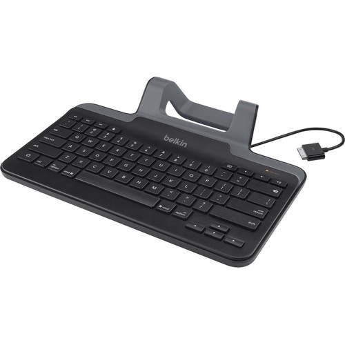 Belkin Wired Tablet Keyboard With Stand for iPad with Lightning Connector - Cable Connectivity - Lightning Interface - English (US) - (Fleet Network)