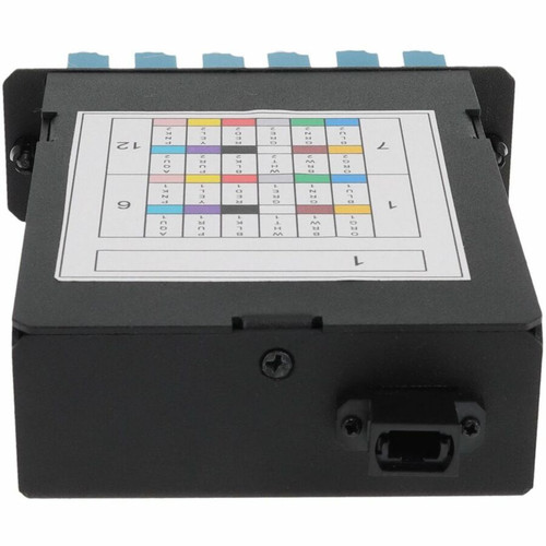 AddOn 4-Bay Cassette 24-Fiber MPO In, 12 LC Duplex Out, Single-mode Duplex OS2 - MPO Type A - 25 Port(s) - 12 x Duplex - Optical Fiber (ADD-4BC124MPA12LCDS2)