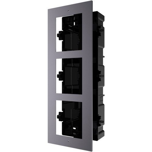 Hikvision DS-KD-ACF3/PLASTIC Mounting Box for Intercom, Module - Silver - Aircraft Aluminum, Plastic (Fleet Network)