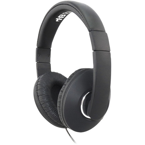 Hamilton Buhl Smart-Trek Mini Headphone With In-Line Volume Control And 3.5mm TRS Plug - Stereo - Mini-phone (3.5mm) - Wired - 32 Ohm (STM1BK)