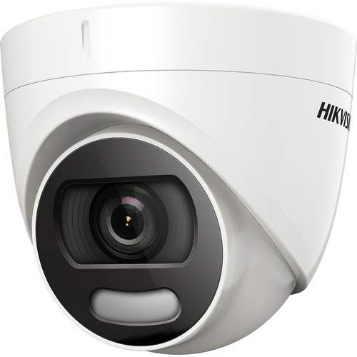 Hikvision ColorVu DS-2CE72HFT-F28 5 Megapixel Outdoor Surveillance Camera - Color - Turret - 65.62 ft (20 m) Infrared Night Vision - x (Fleet Network)