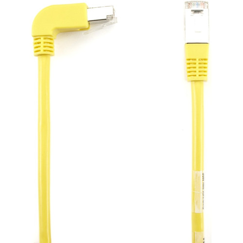 Black Box SpaceGAIN Cat.5e (F/UTP) Patch Network Cable - 1 ft Category 5e Network Cable for Patch Panel, Wallplate, Network Device - 1 (Fleet Network)
