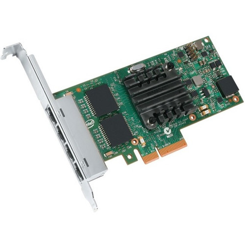 Intel Ethernet Server Adapter I350-T4 - PCI Express 2.1 x4 - 4 Port(s) - 4 x Network (RJ-45) - Twisted Pair - Low-profile, Full-height (Fleet Network)