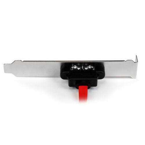 StarTechcom_18in_1_Port_SATA_to_eSATA_Plate_Adapter_-_15_ft_eSATASATA_Data_Transfer_Cable_for_Hard_Drive_-_First_End_1_x_SATA_-_1_ESATAPLT18IN