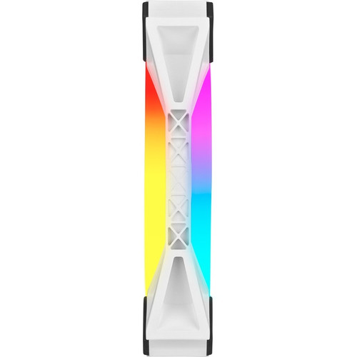 Corsair iCUE QL140 RGB PWM White Fan Single Pack High Illumination 50.20 CFM Diameter Maximum Mm CO-9050105-WW
