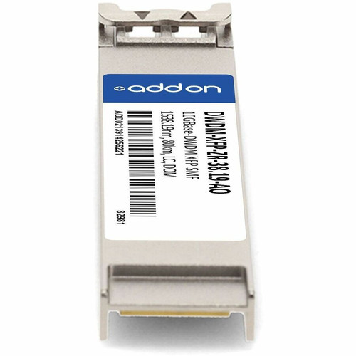AddOn DWDM-XFP-ZR-38. 19-AO Cisco Compatible TAA 10GBase-DWDM XFP Transceiver - 1538. 19nm - 80km - LC - DOM - Single-Mode Fiber