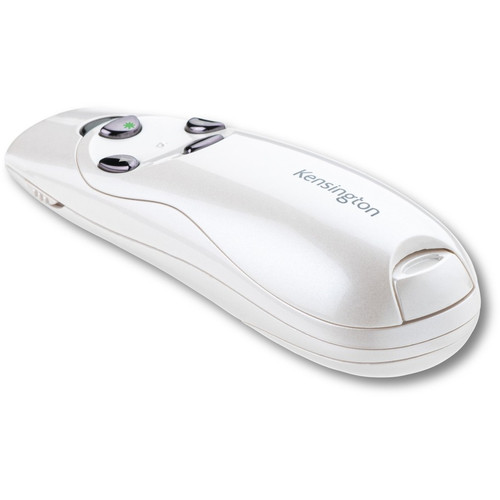 Kensington Presenter Expert Wireless With Green Laser Pearl White Design And USB RF Connectivity Frequency Radio GHz K75771WW