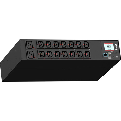 Raritan PX3-5367CR-E2 PDU - 3. 70 kVA Single Phase - 14x C13 & 2x C19 Locking Outlets - 230V - Remote Outlet Switching