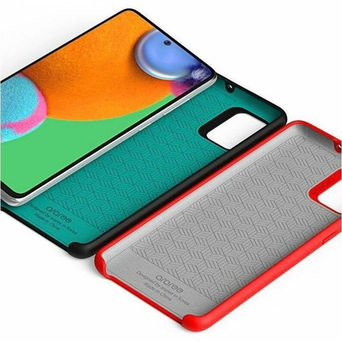 Samsung Typoskin (Galaxy A71) - For Samsung Galaxy A71 Smartphone - Red - Impact Resistant - Silicone (GP-FPA715KDBRW)