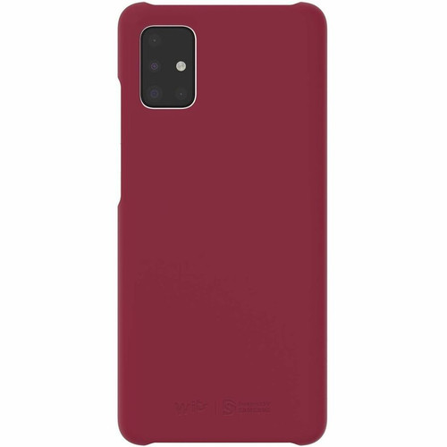 Samsung Premium Hard Case (Galaxy A51) - For Samsung Galaxy A51 Smartphone - Dark Red - Soft-touch - Polycarbonate (Fleet Network)
