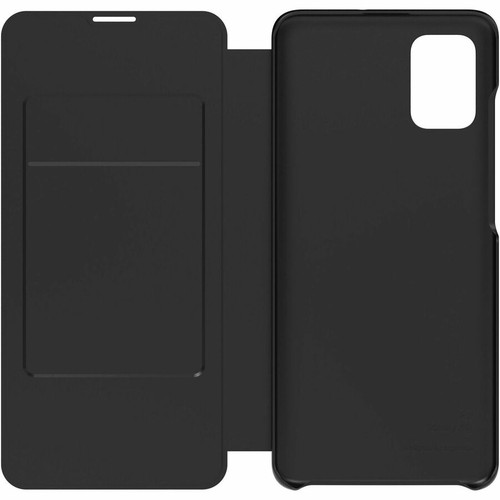 Samsung Carrying Case (Wallet) Samsung Galaxy A51 Smartphone, Card - Black - Damage Resistant, Scratch Resistant - 6.30" (160 mm) x x (GP-FWA515AMABD)