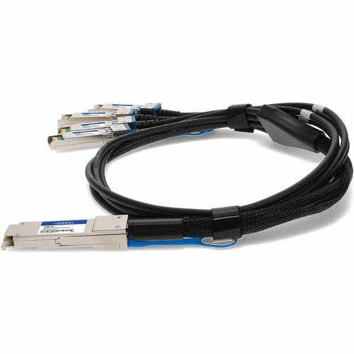 AddOn 10446-AO Extreme Networks Compatible TAA Compliant 100GBase-CU QSFP28 to 2xQSFP28 Direct Attach Cable - Passive Twinax - 5m - 16. 4 ft