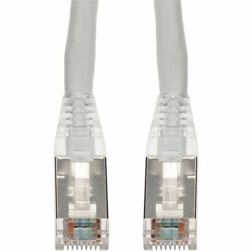 AddOn 12ft White CAT 6 Shielded PVC Ethernet Cable Snagless Easy Clear Boot RJ-45 M/M - 12 ft (3.66 m) Category 6 Network Cable for - (Fleet Network)