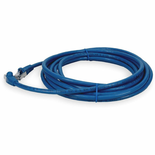 AddOn 15ft RJ-45 (Male) to RJ-45 (Male) Blue Cat7 STP Flexible PVC Copper Patch Cable - 15 ft (4.57 m) Category 7 Network Cable for - (ADD-15FCAT7FLX-BE)