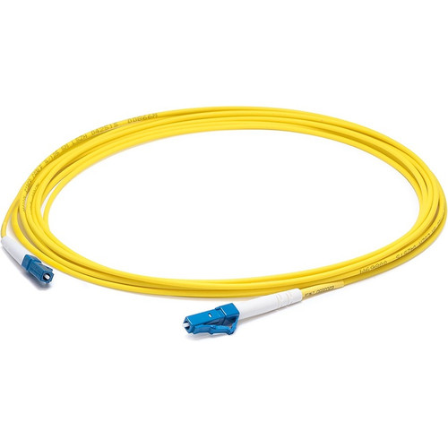AddOn 73m LC to LC Yellow OS2 Simplex OFNR (Riser-Rated) SMF Fiber Patch Cable - 239.5 ft (73 m) Fiber Optic Network Cable for Network (Fleet Network)