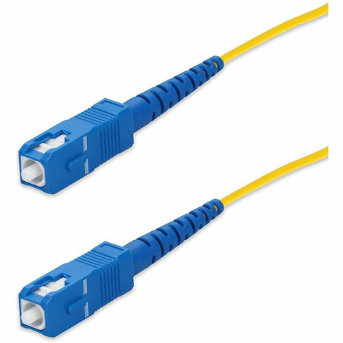 AddOn 3m SC to SC Yellow OS2 Simplex OFNP (Plenum-Rated) SMF Fiber Patch Cable - 9.8 ft (3 m) Fiber Optic Network Cable for Network - (ADD-SC-SC-3MS9SMFP)