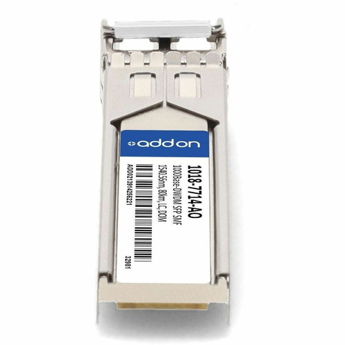 AddOn 1018-7714-AO Optelian Compatible TAA 1000Base-DWDM SFP Transceiver - 1540. 56nm - 80km - LC - DOM - Singlemode Fiber