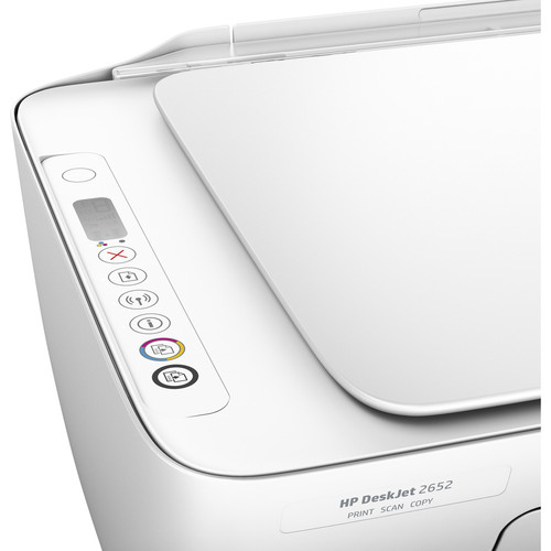 HP V1N05A#1HASHP Deskjet 2652 Wireless All-in-One Inkjet Printer - Color - 20 ppm Mono / 16 ppm Color - 4800 x 1200 dpi - Copier/Printer/Scanner