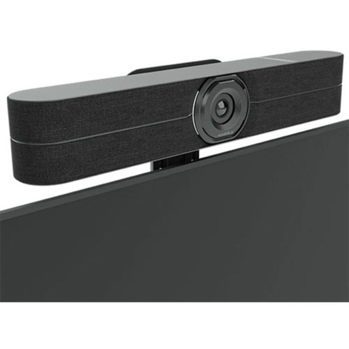 Height Adjustable Mounting Shelf For Video Conferencing Camera Flat Panel Display A V Equipment Fusion Black Chief A/V FCA810HS