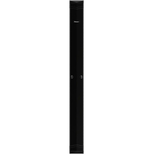 Panduit Dual Sided Manager - Vertical Cable Manager - Black - 45U Rack Height - Steel, Acrylonitrile Butadiene Styrene (ABS), Metal - (PE2VD12)