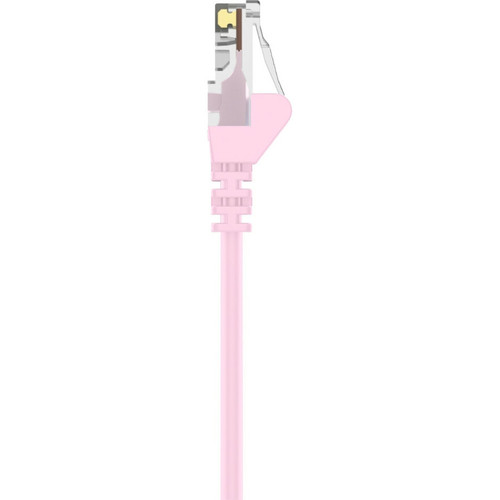 Belkin CAT6 Ethernet Patch Cable Snagless, RJ45, M/M - 100 ft (30.48 m) Category 6 Network Cable for Network Device, Notebook, Desktop (A3L980-100-PNKS)