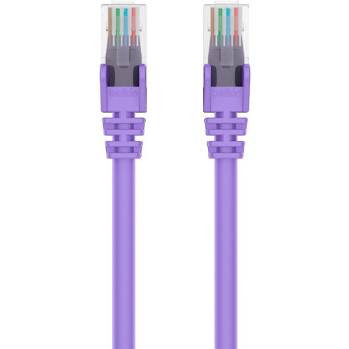 Belkin RJ45 Category 6 Snagless Patch Cable - 15 ft (4.57 m) Category 6 Network Cable for Network Device, Notebook, Desktop Computer, (Fleet Network)