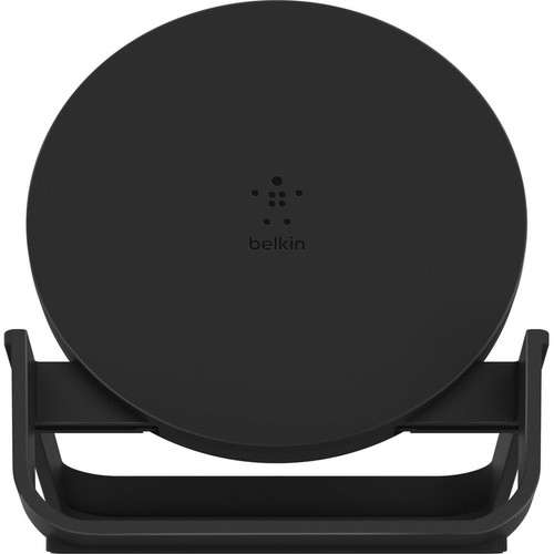 Belkin BoostCharge Wireless Charging Stand 10W - 5 V DC Input - Input connectors: USB (WIB001TTBK)