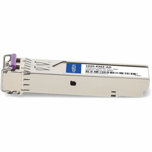 AddOn 1020-8302-AO Compatible TAA 10GBase-CWDM SFP+ Transceiver - 1490nm - 80km - LC - Singlemode - DOM