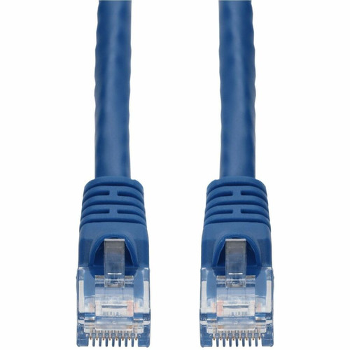 AddOn 35ft Blue CAT 5E PVC Ethernet Cable Snagless Bubble Boot RJ-45 M/M - 35 ft (10.67 m) Category 5e Network Cable for Network - 1 x (Fleet Network)